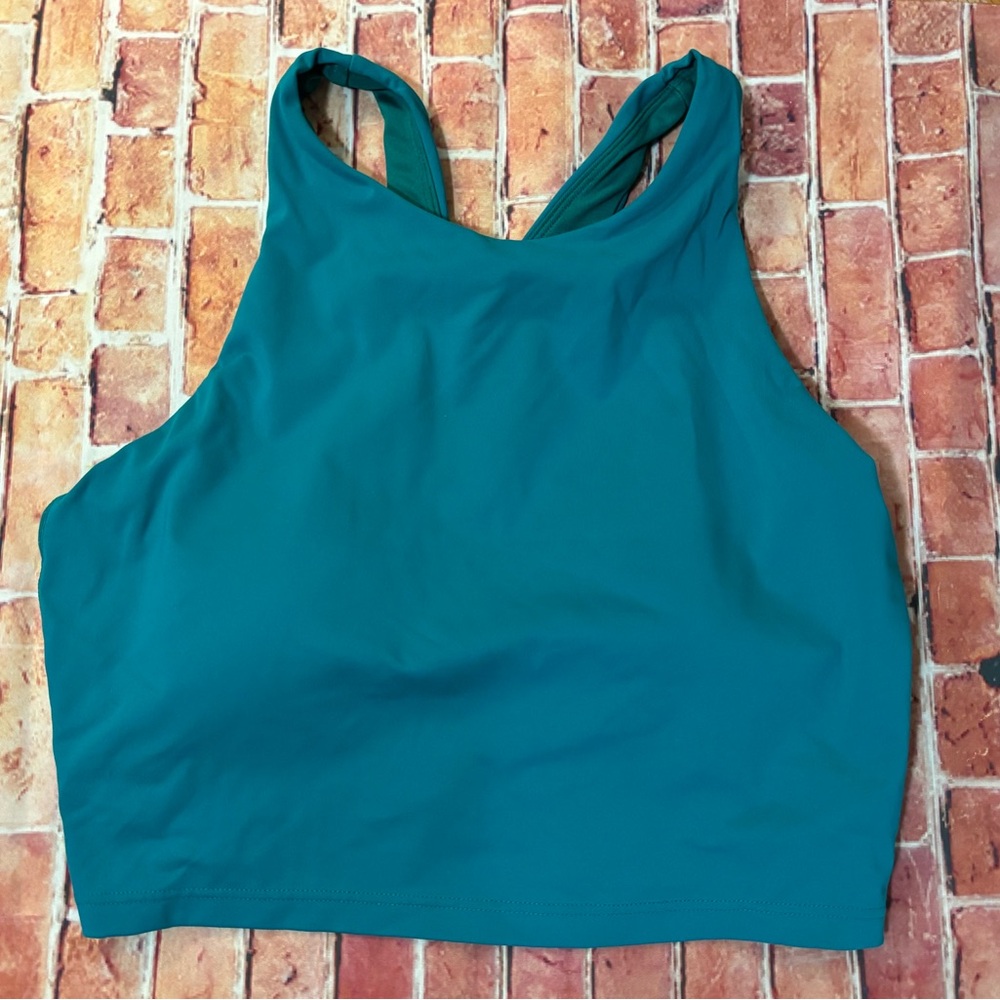 Athleta Teal Women's Cropped Bra Top